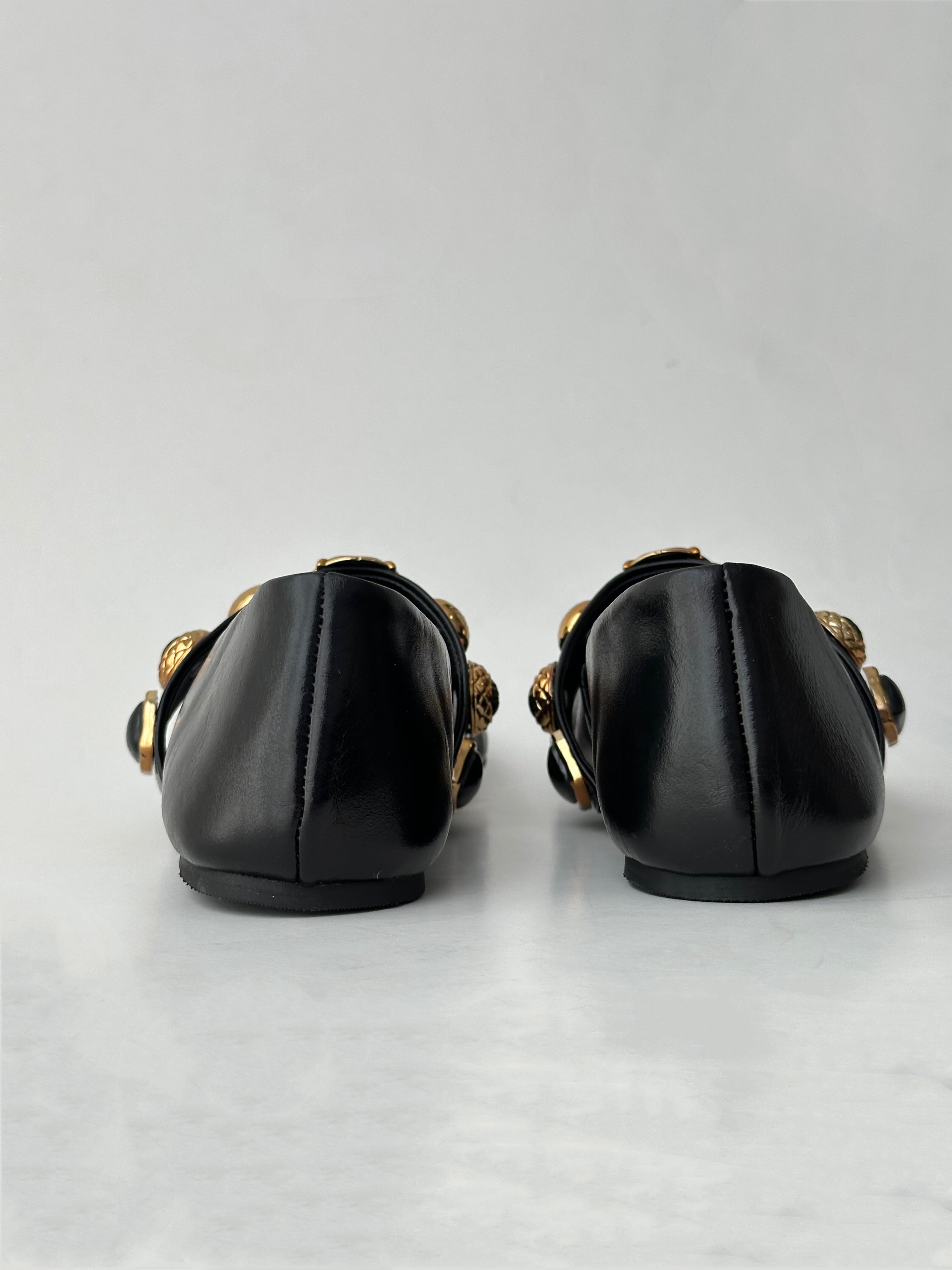 SAPATILHA GAIA COURO PRETO