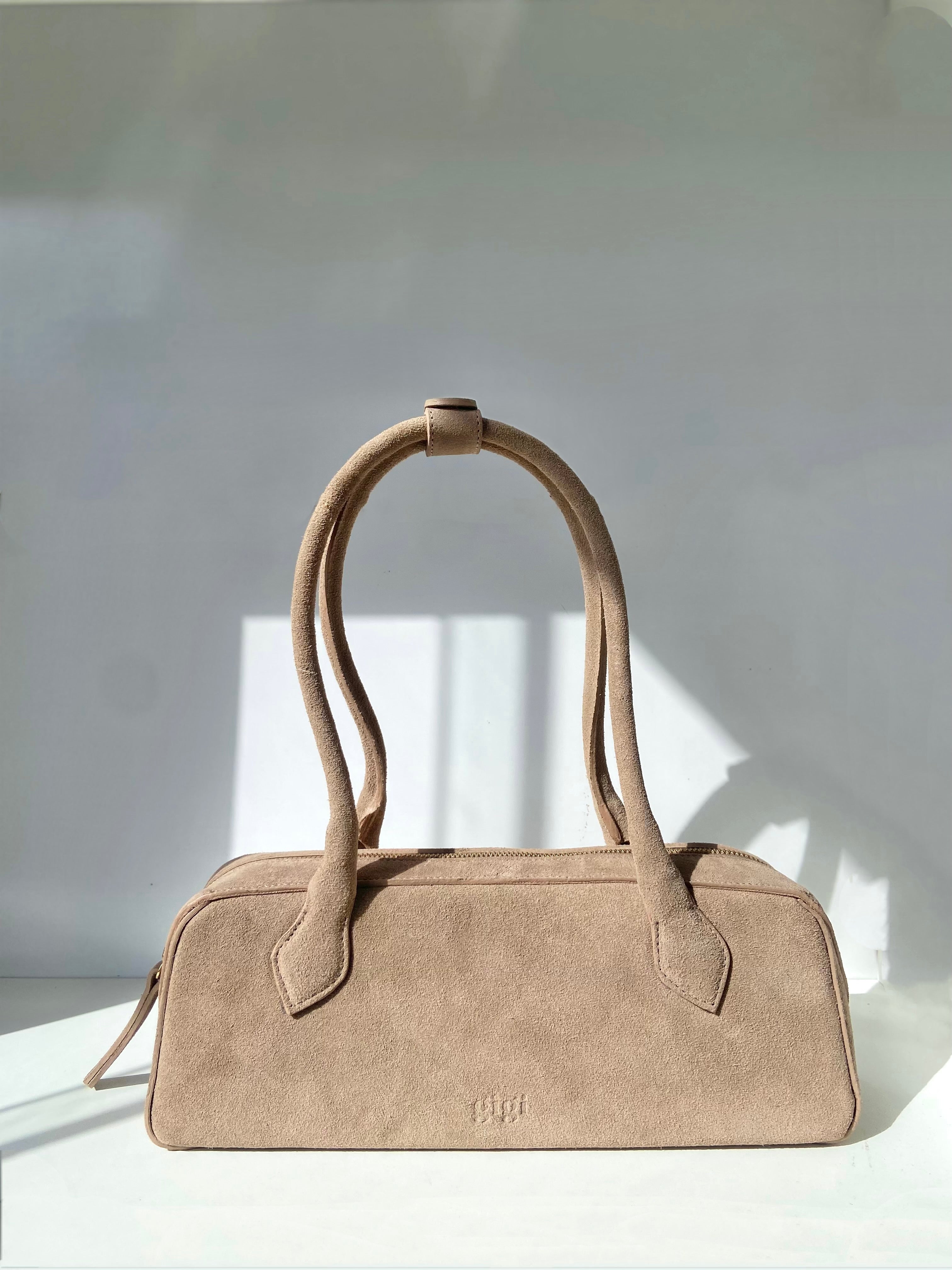 GIGI SUEDE BAG TAUPE