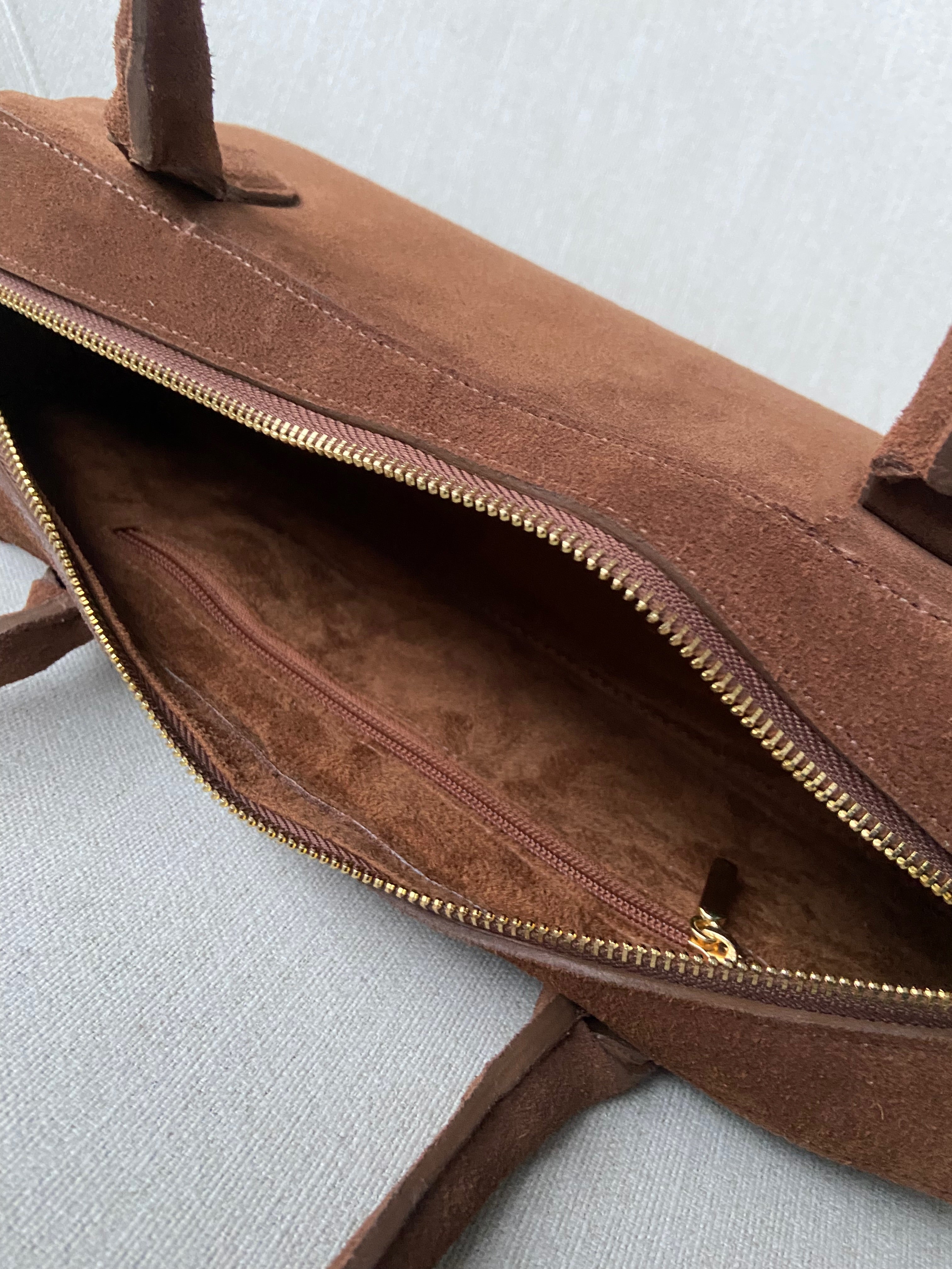 GIGI SUEDE BAG MARROM