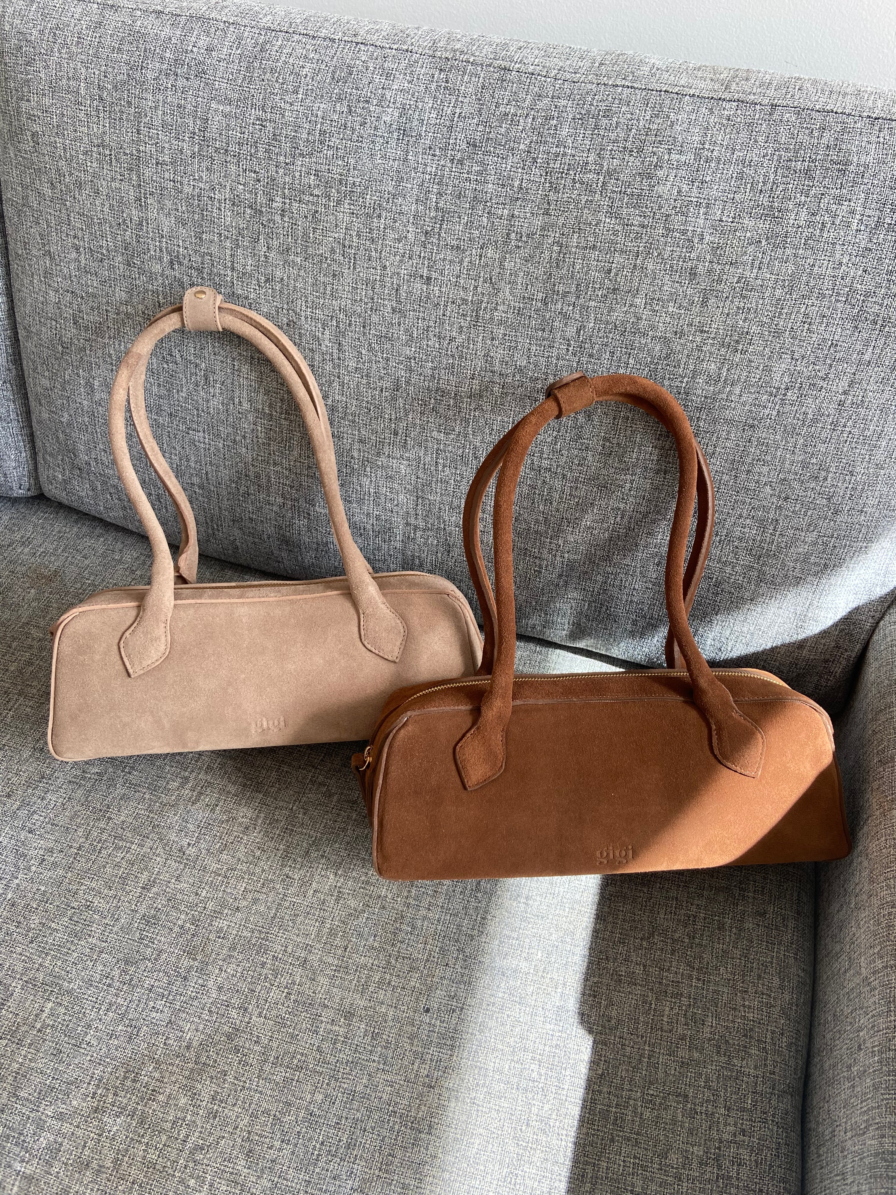GIGI SUEDE BAG TAUPE
