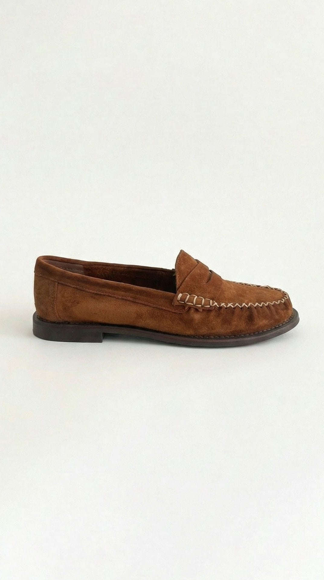 MOCASSIM EMMA COURO CAMURÇA CARAMELO