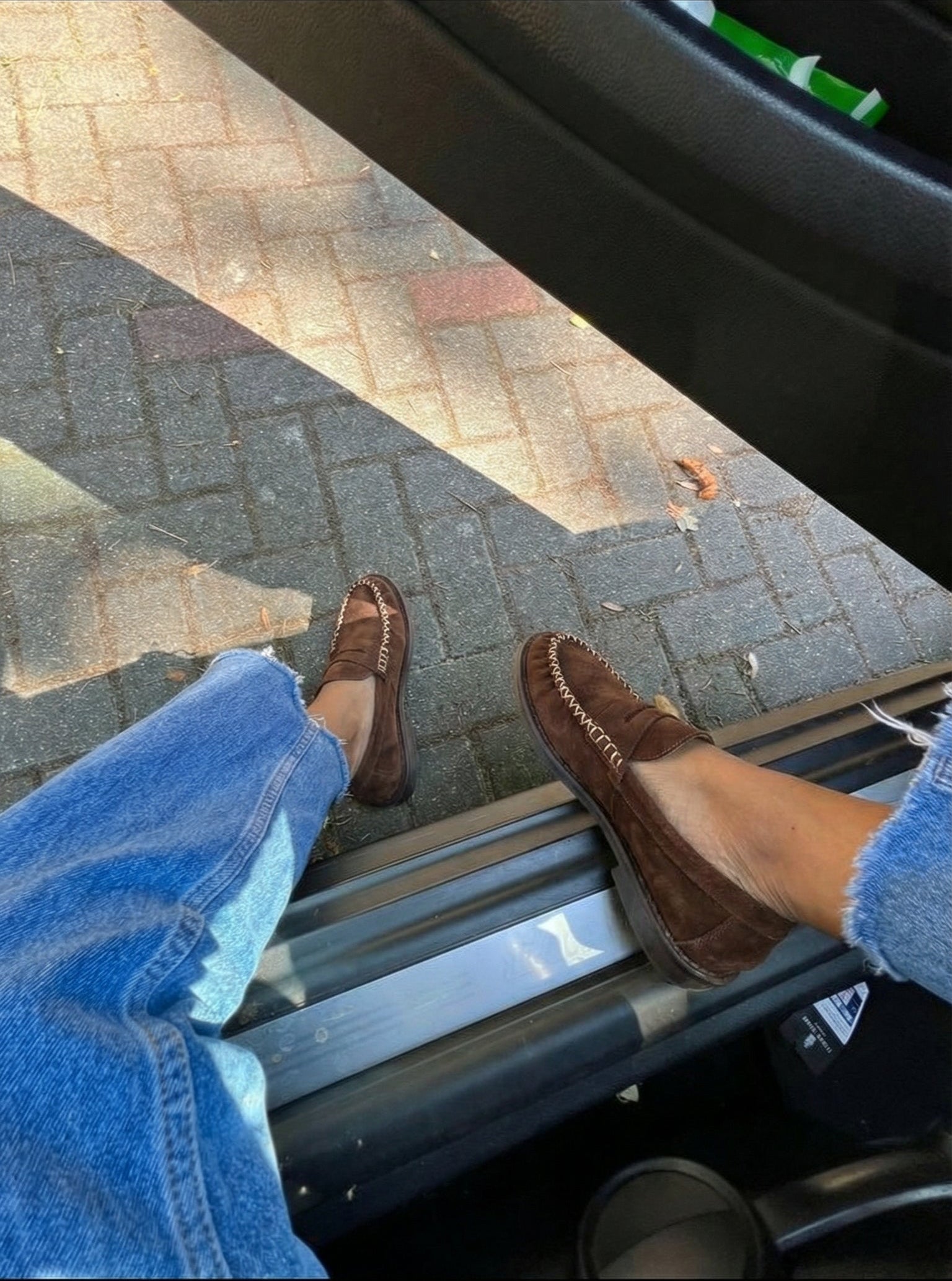 MOCASSIM EMMA COURO CAMURÇA CAFÉ