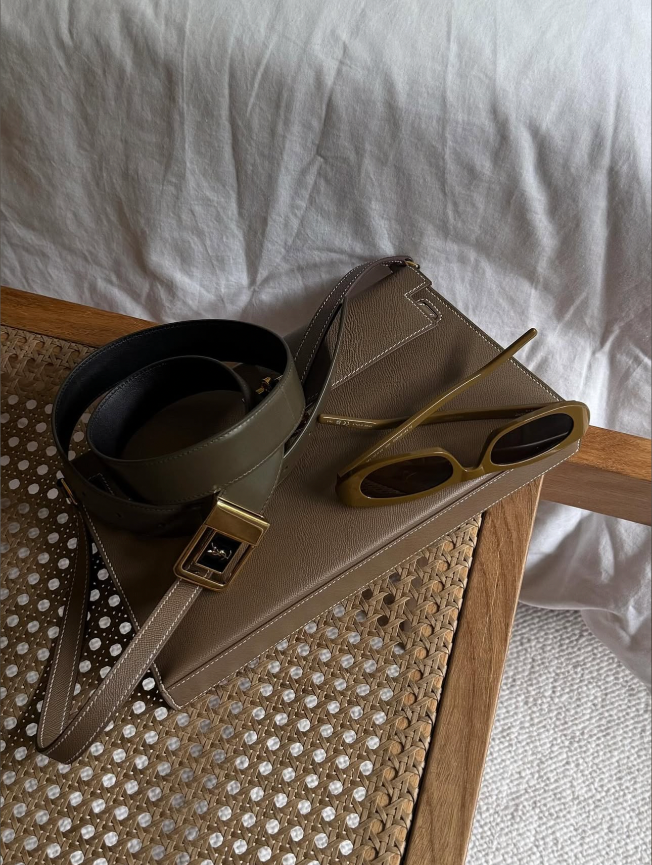 (PRÉ-VENDA) Bolsa Carteira Kate Taupe