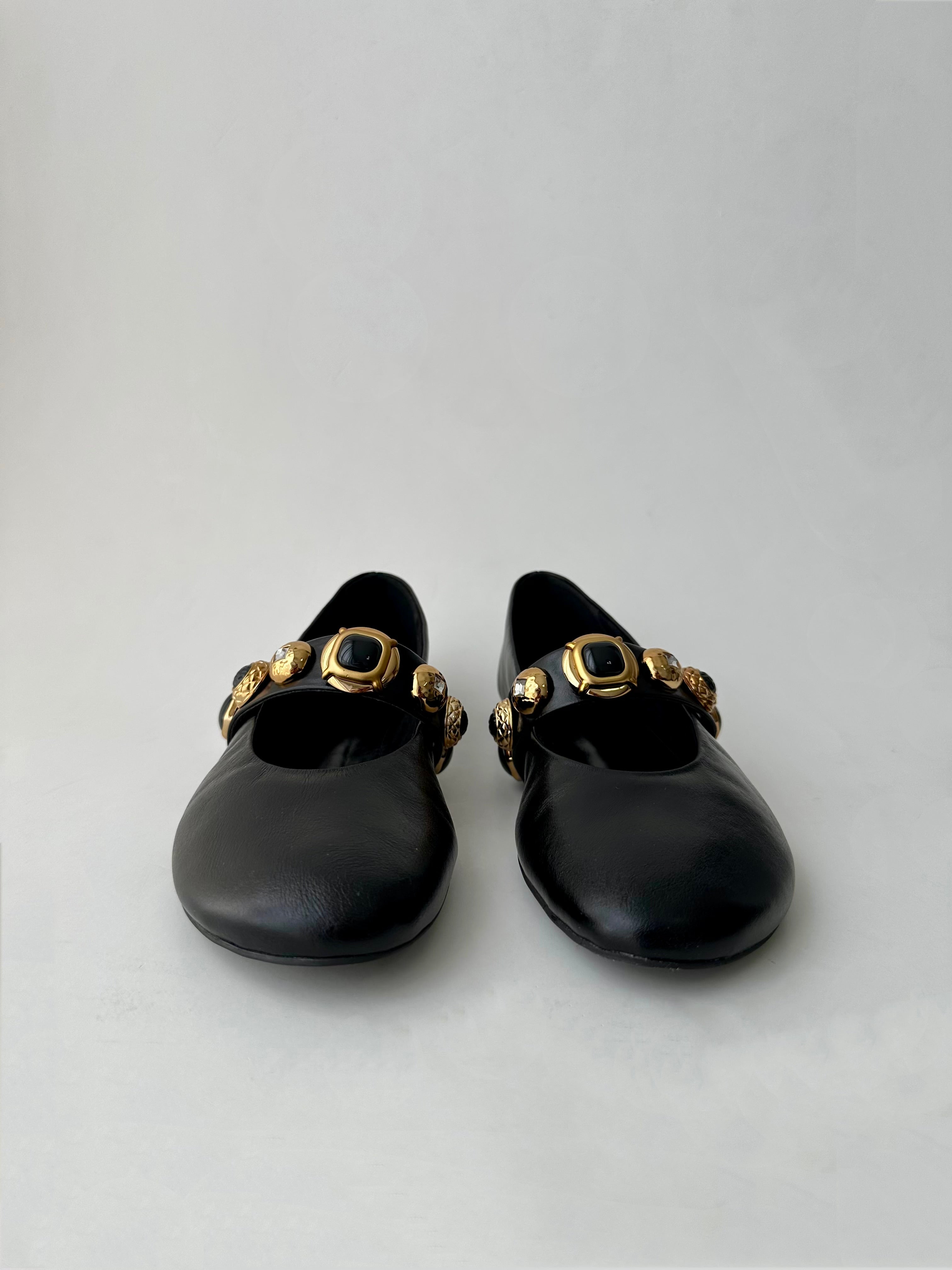 SAPATILHA GAIA COURO PRETO