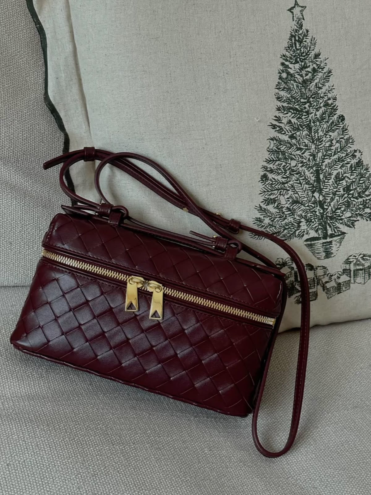 BOLSA EMMA BURGUNDY