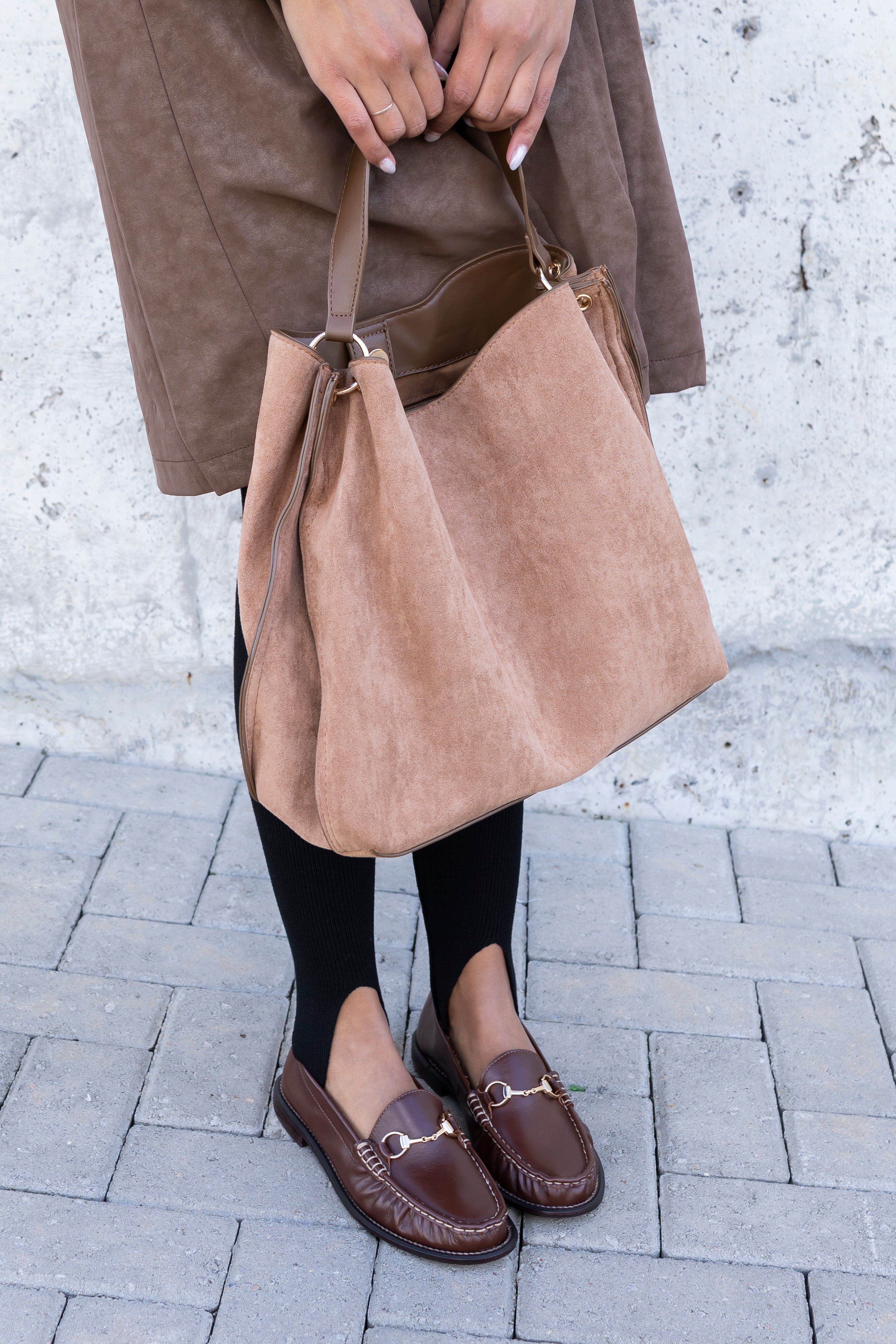 MOCASSIM CELINE COURO MARROM