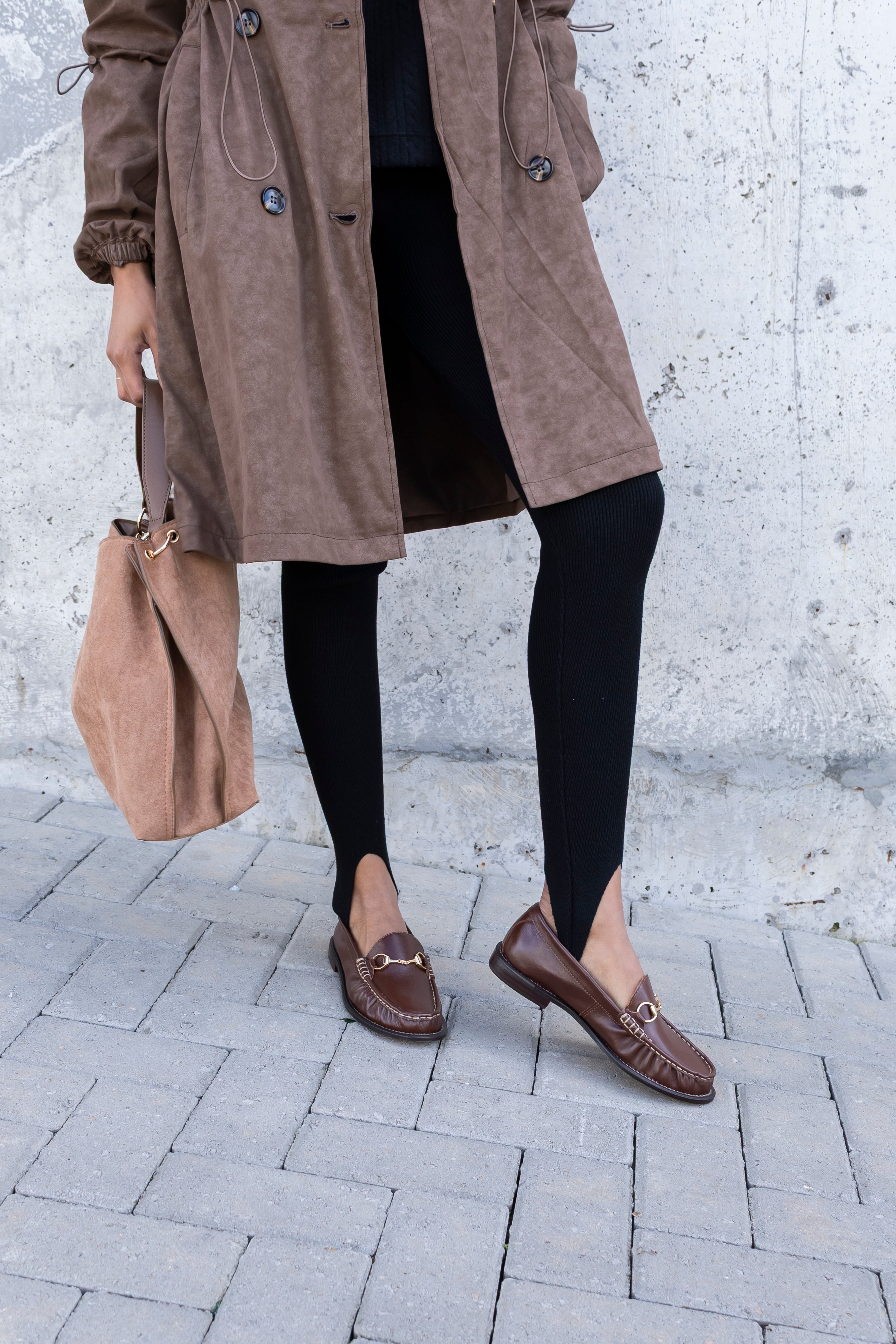 MOCASSIM CELINE COURO MARROM